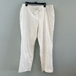 Women’s white pants, Anne Klein, size 16w.